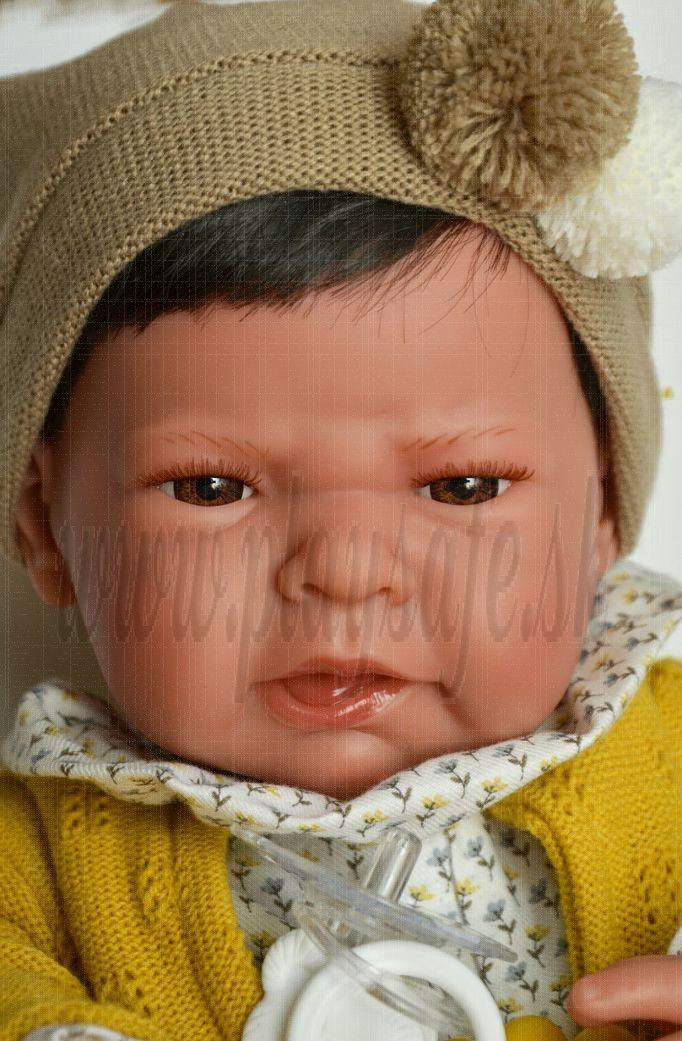 Antonio Juan Leo Baby Boy Doll, 42cm with hair