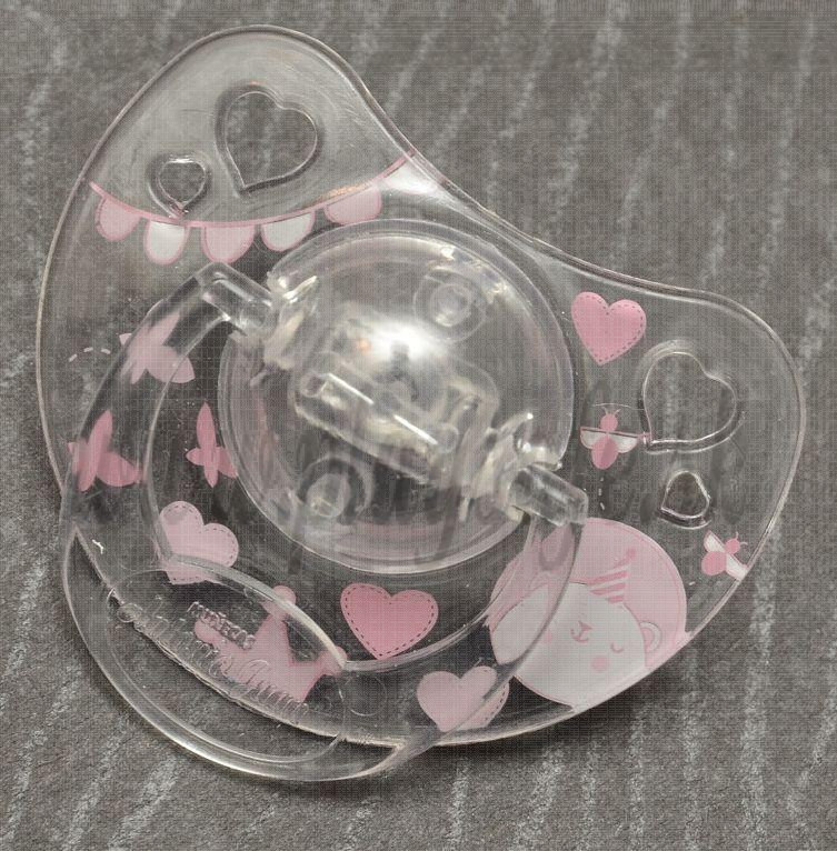 Antonio Juan Pacifier small pink