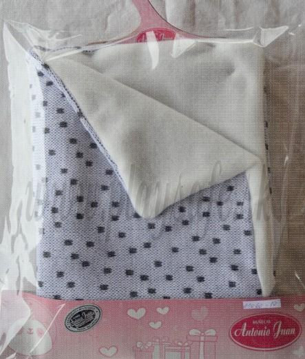 Antonio Juan Baby doll winter blanket, 40-42cm squares