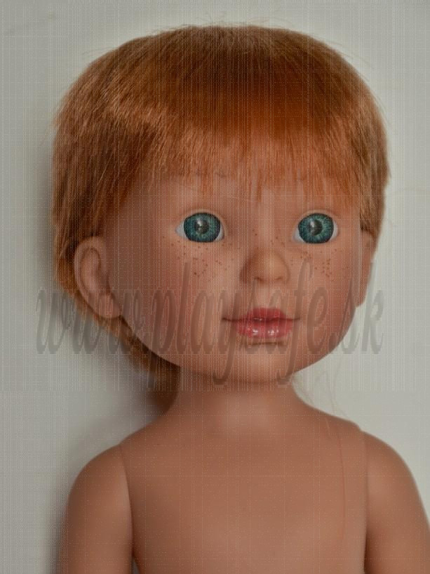 Vestida de Azul Paul Doll Naked, 33cm red