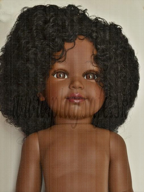 Vestida de Azul Coral Doll Naked, 45cm black longer