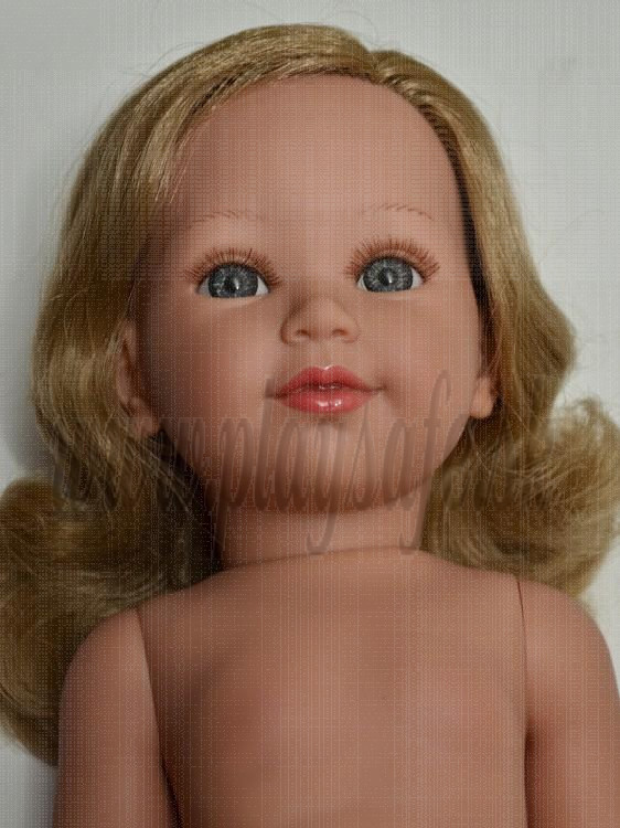 Vestida de Azul Coral Doll Naked, 45cm blond