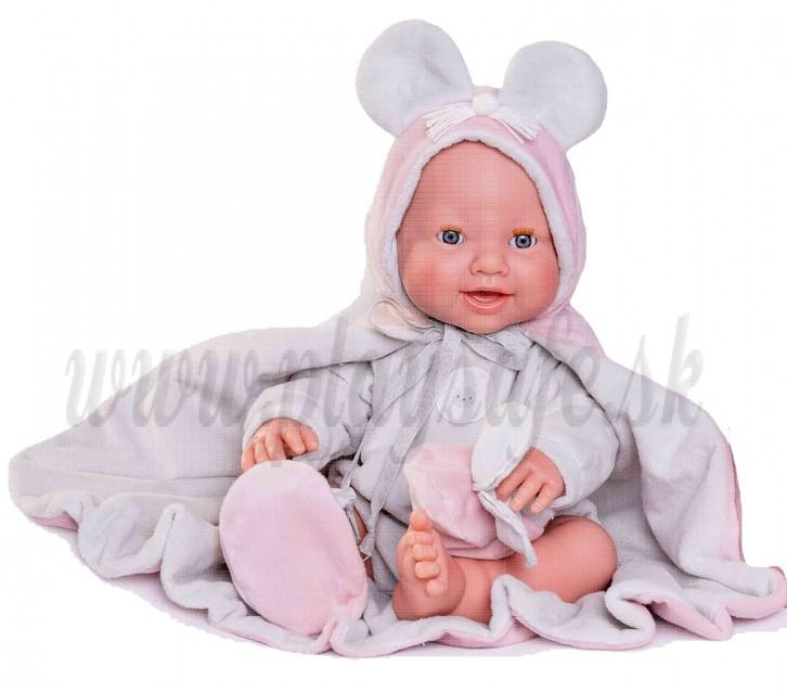 Antonio Juan Recién Nacida Mia hace Pipí ratoncita Baby Doll, 42cm