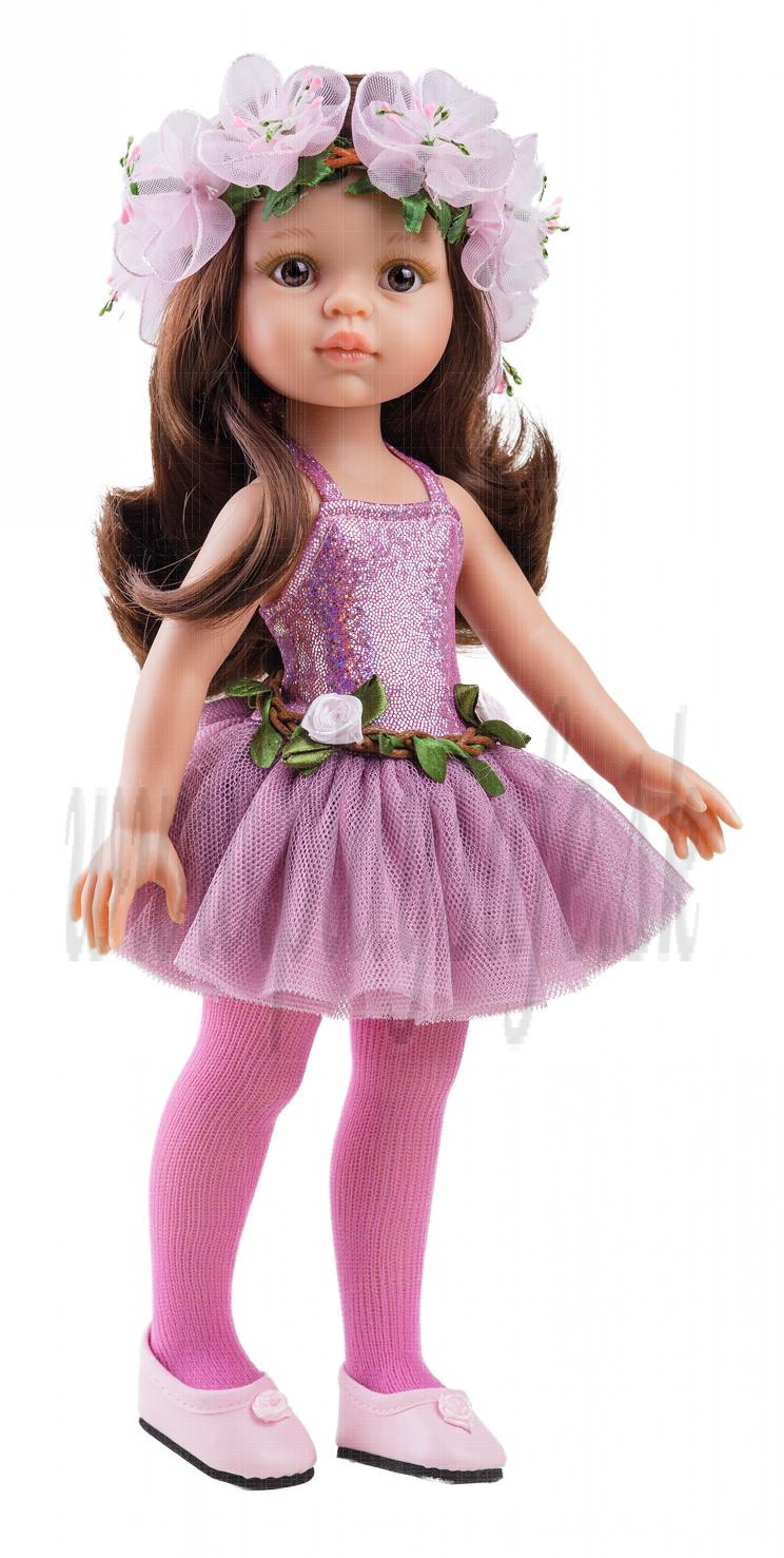 Paola Reina Las Amigas Dress Carol pink ballerina, 32cm