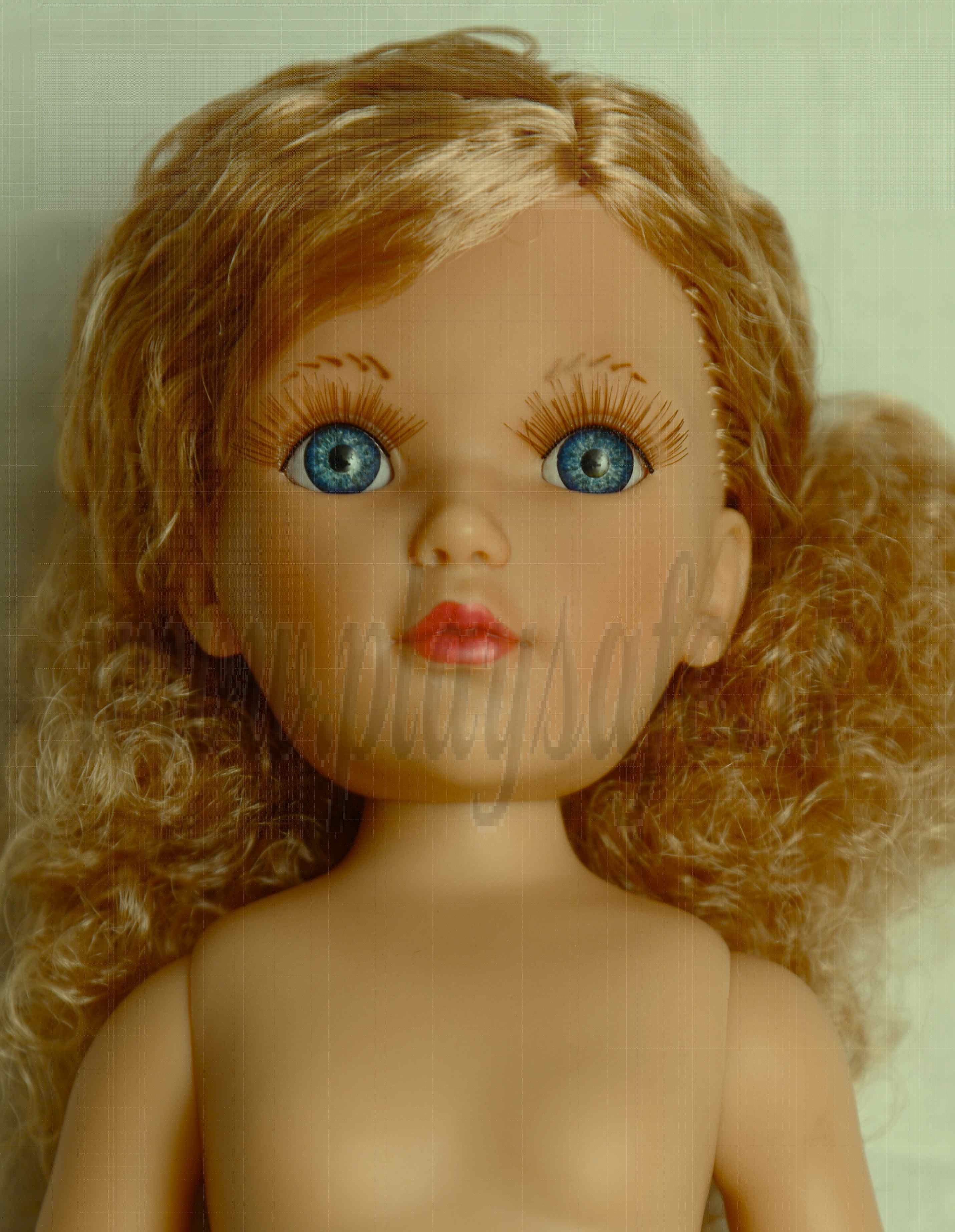 Vidal Rojas Little Mari No Clothes Doll, 35cm Curly Blonde