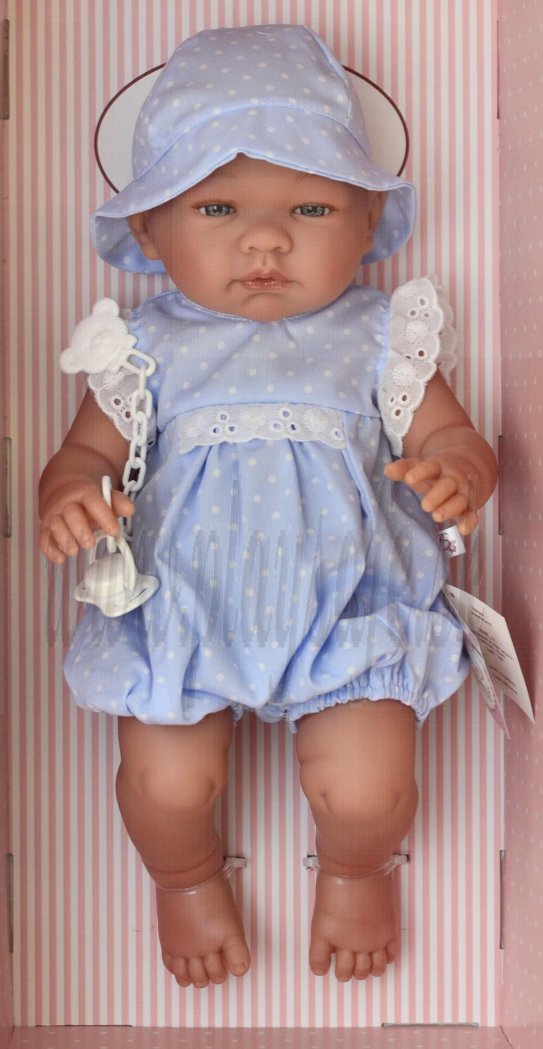 Asivil Baby Doll Pablo, 43cm with dots