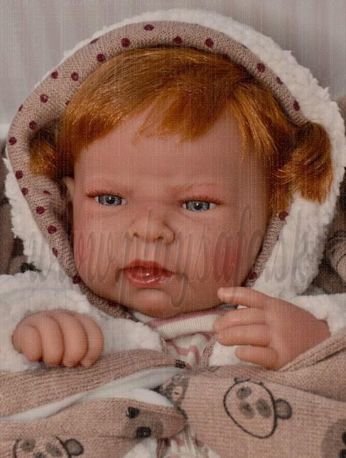 Antonio Juan Lea Baby Girl Doll, 42cm with hair