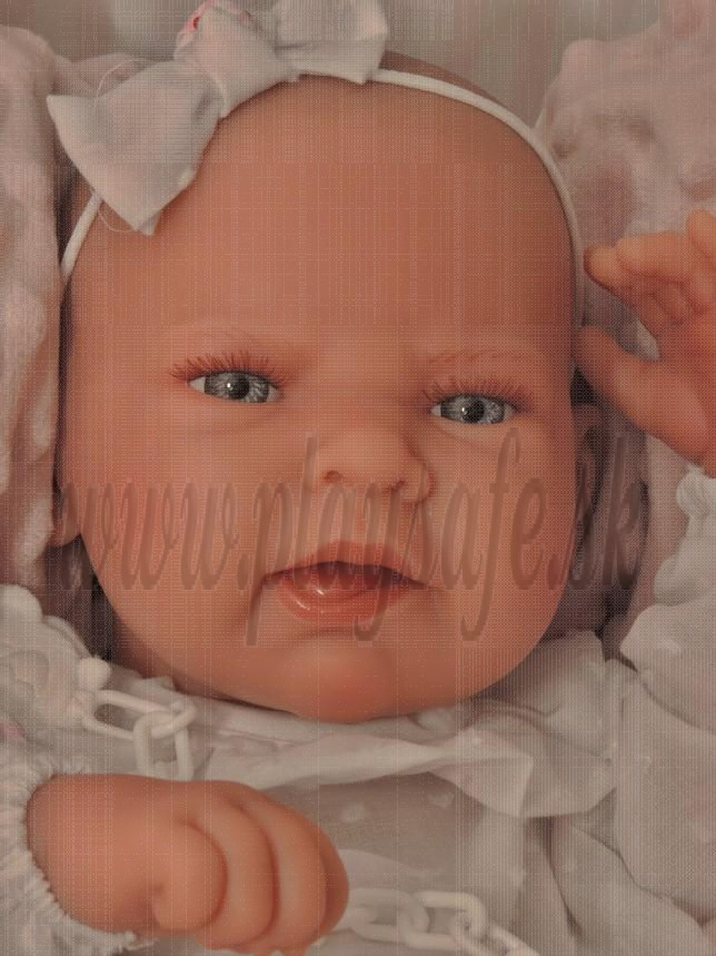 Antonio Juan Lea Baby Girl Doll, 42cm with pillow