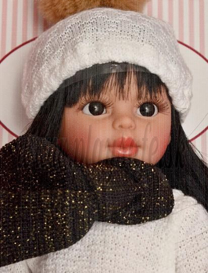 Asivil Sabrina Vinyl Doll, 40cm in winter
