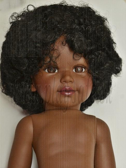 Vestida de Azul Coral Doll Naked, 45cm black