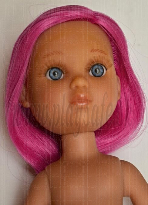 Berjuan Eva Doll Naked, 35cm pink
