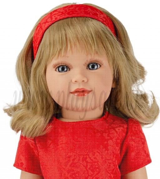 Vestida de Azul Coral Doll, 45cm in red