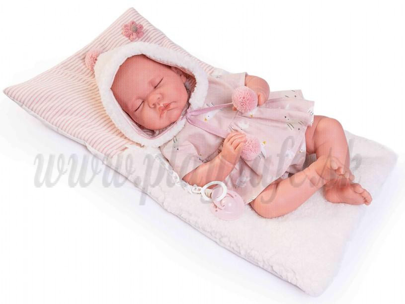 Antonio Juan Soft touch Baby Doll Luna, 40cm sleeping in bag