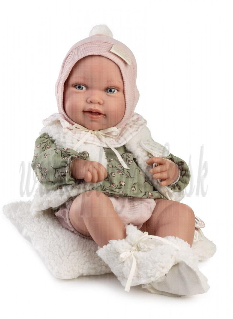 Antonio Juan Pipa Baby Doll, 42cm in green blouse