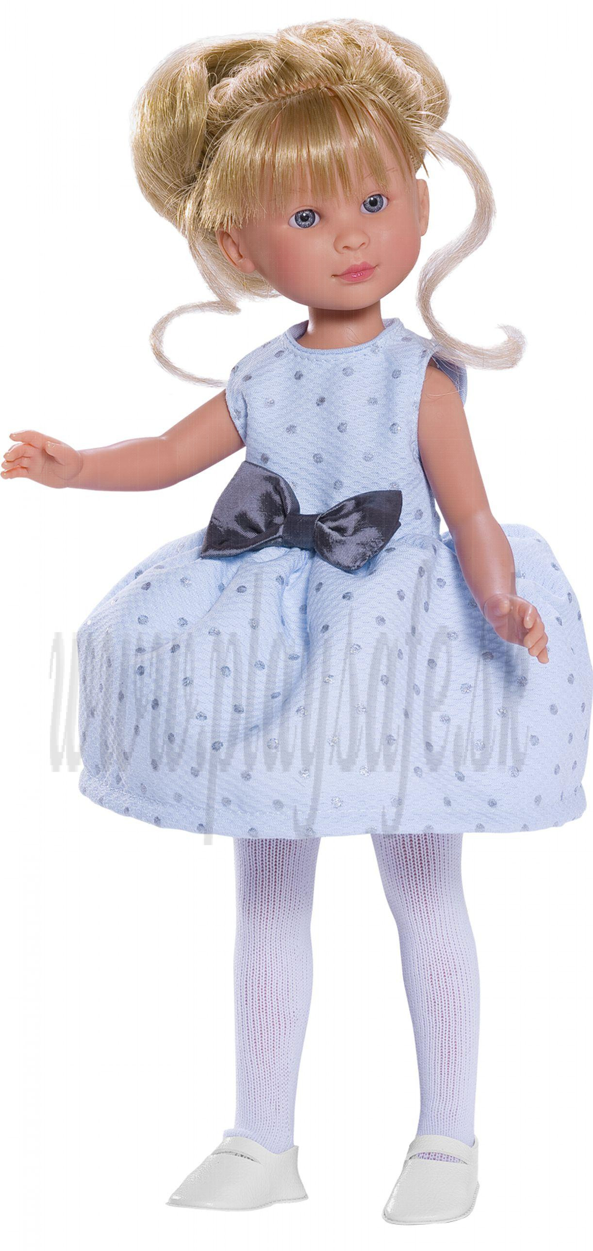 Asivil Celia Blonde Doll, 30cm in summer dress