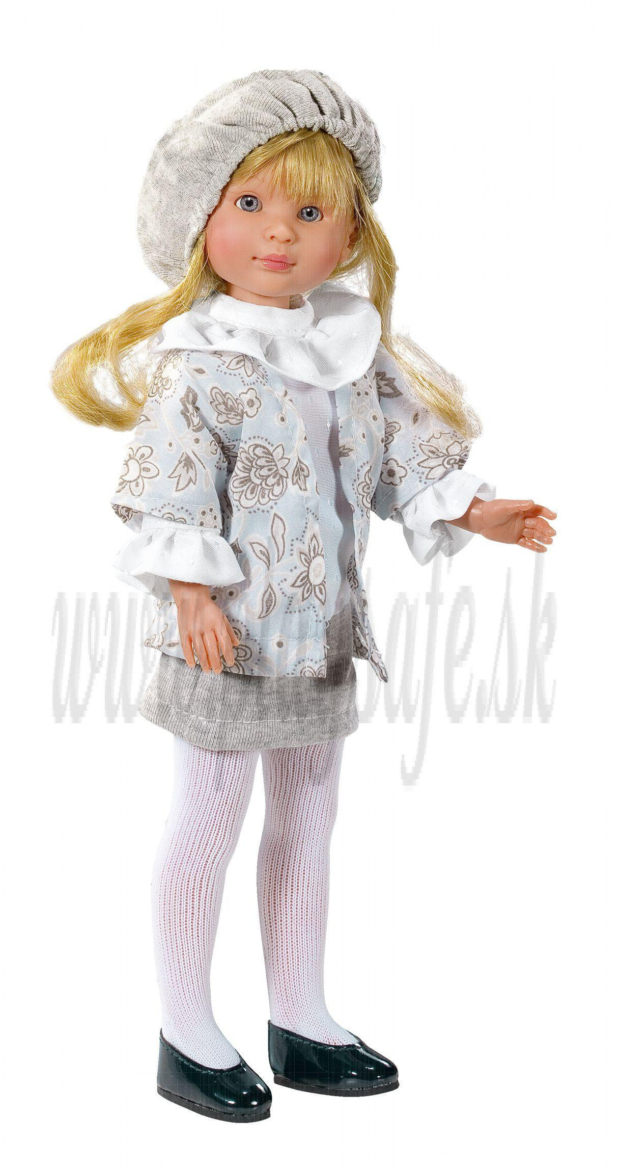 Asivil Celia Blonde Doll, 30cm in grey