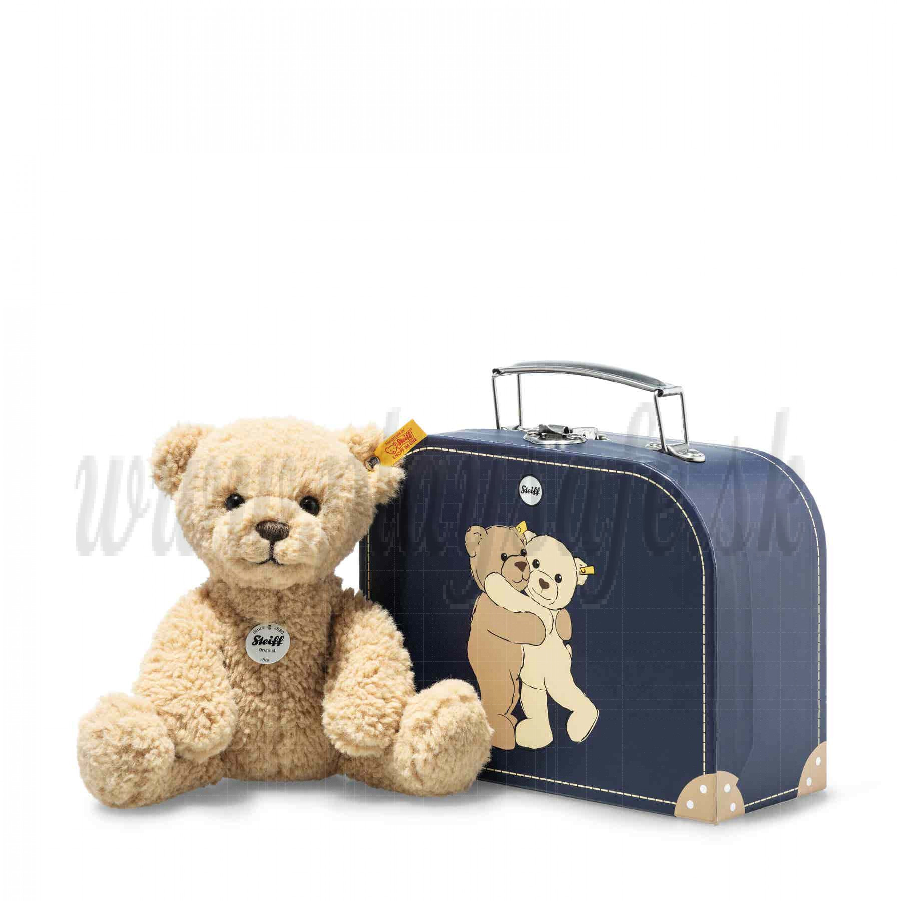 Steiff Teddy Bear Ben in suitcase, 21cm