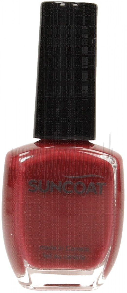 Suncoat Long Lasting Water Based Nail Polish Berry, 13ml