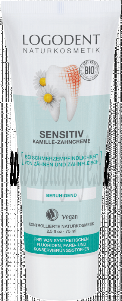 Logona Logodent Toothpaste Sensitiv Chamomile, 75ml