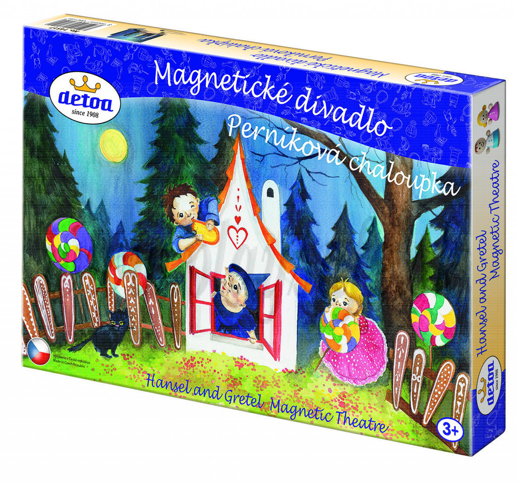 DETOA Wooden Magnetic Theatre Hansel and Gretel Gingerbread House