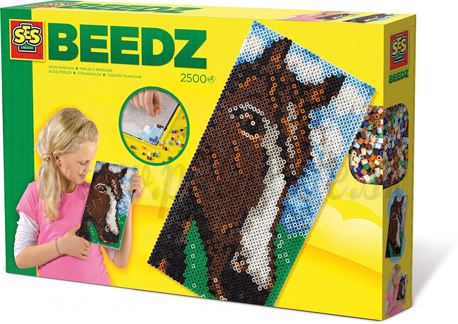 SES Creative Iron On Beads Horse XL Set 