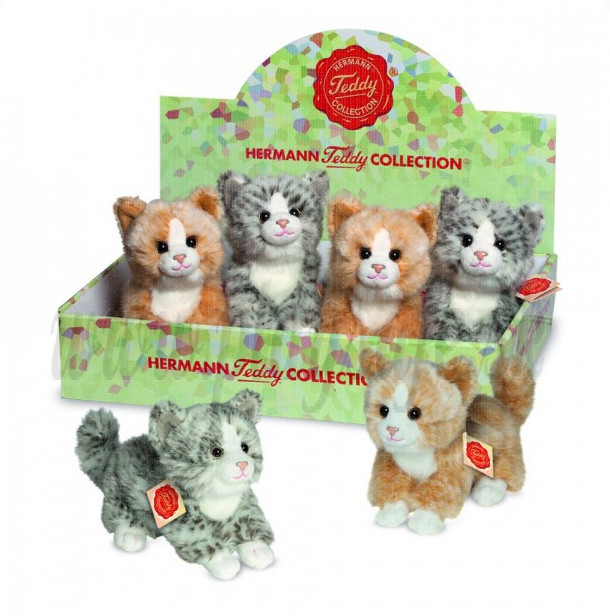 Teddy Hermann Soft toy ginger cat, 18cm