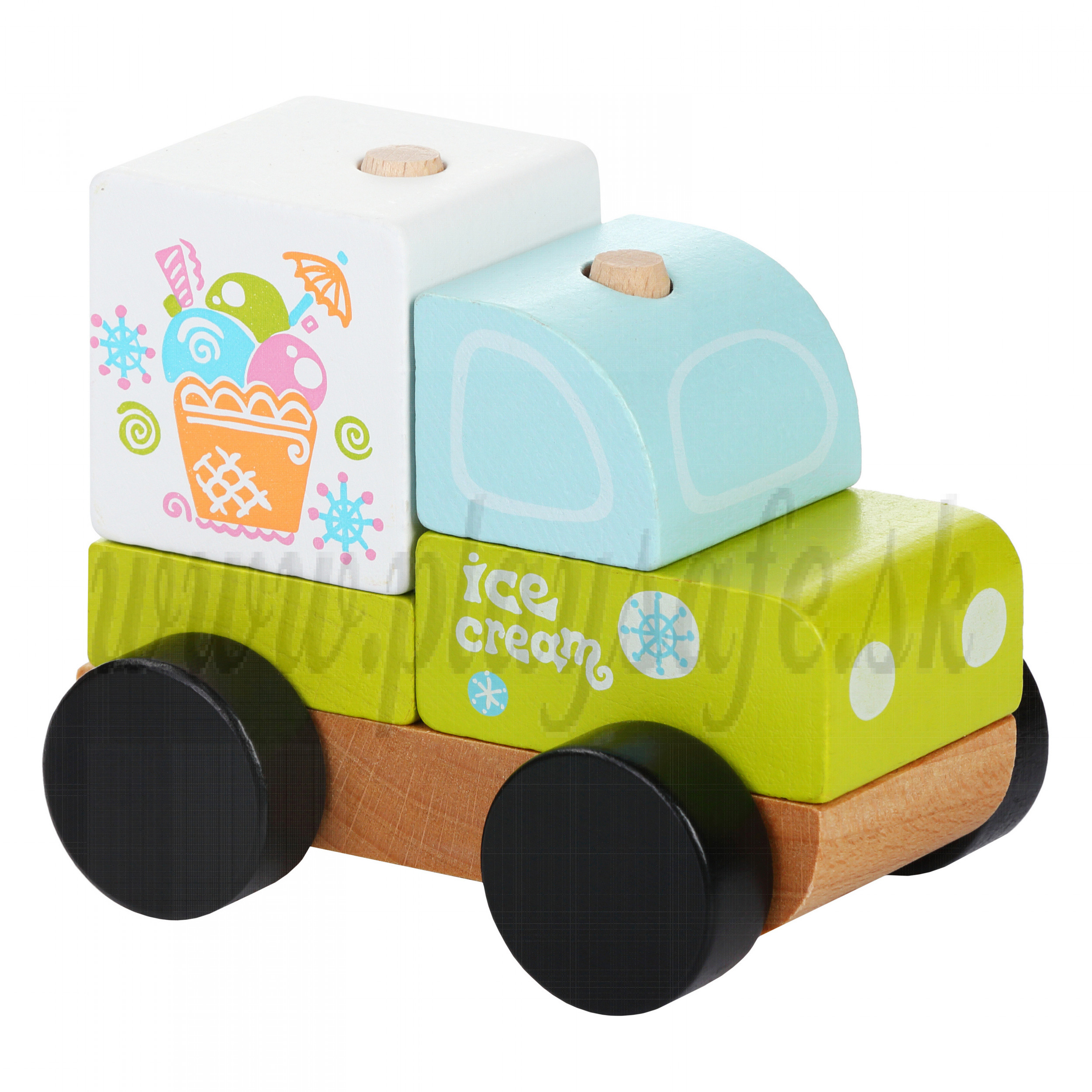 Cubika Wooden Ice Cream Car