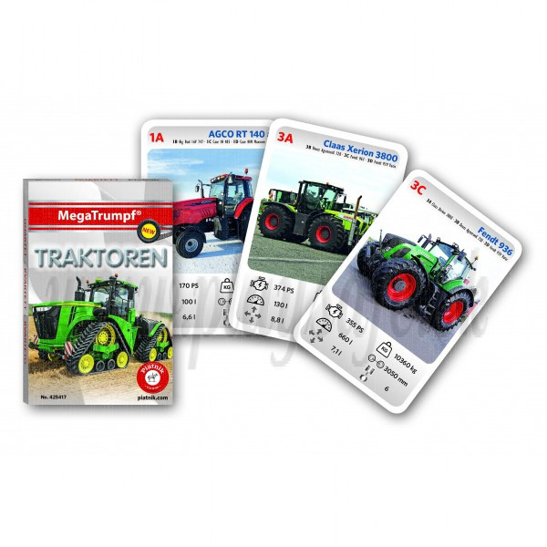 Piatnik Quartett Card Game Tractors