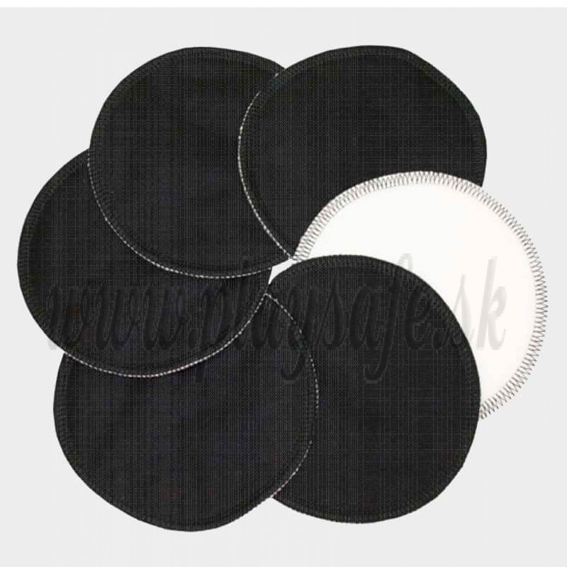 Imse Vimse Nursing Pads Organic Cotton, 3 pairs Black