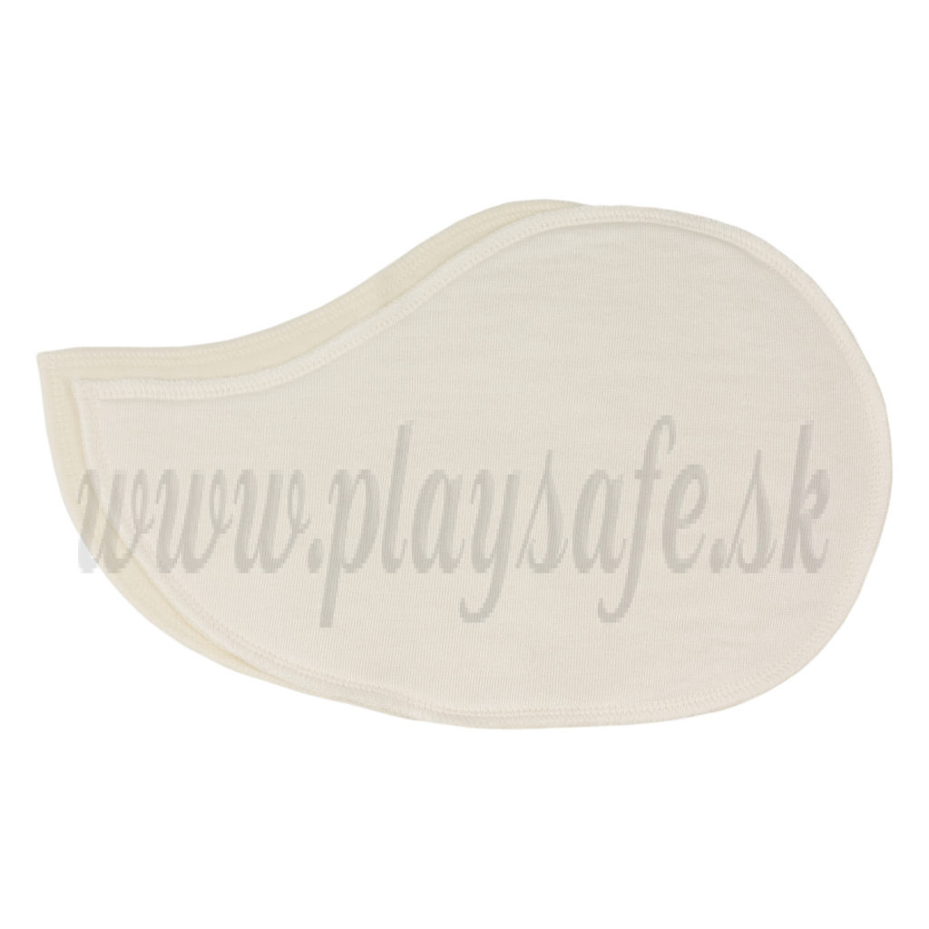 Imse Vimse Nursing Pads 3 layers silk/wool Pearshaped 19x14 cm, 1 Pair
