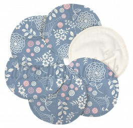 Imse Vimse Nursing Pads Organic Cotton, 3 pairs Garden