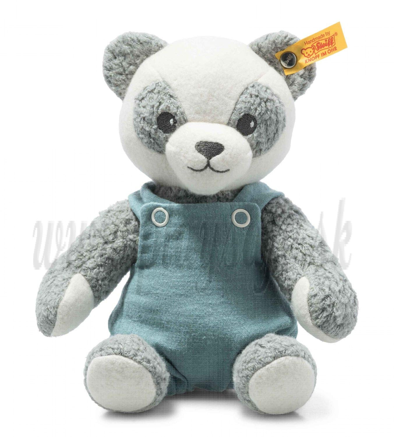 Steiff GOTS Paco panda baby soft toy, 26cm