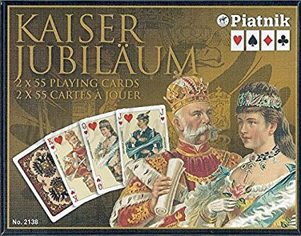 Piatnik Playing Cards Imperial Kaiser Double Deck