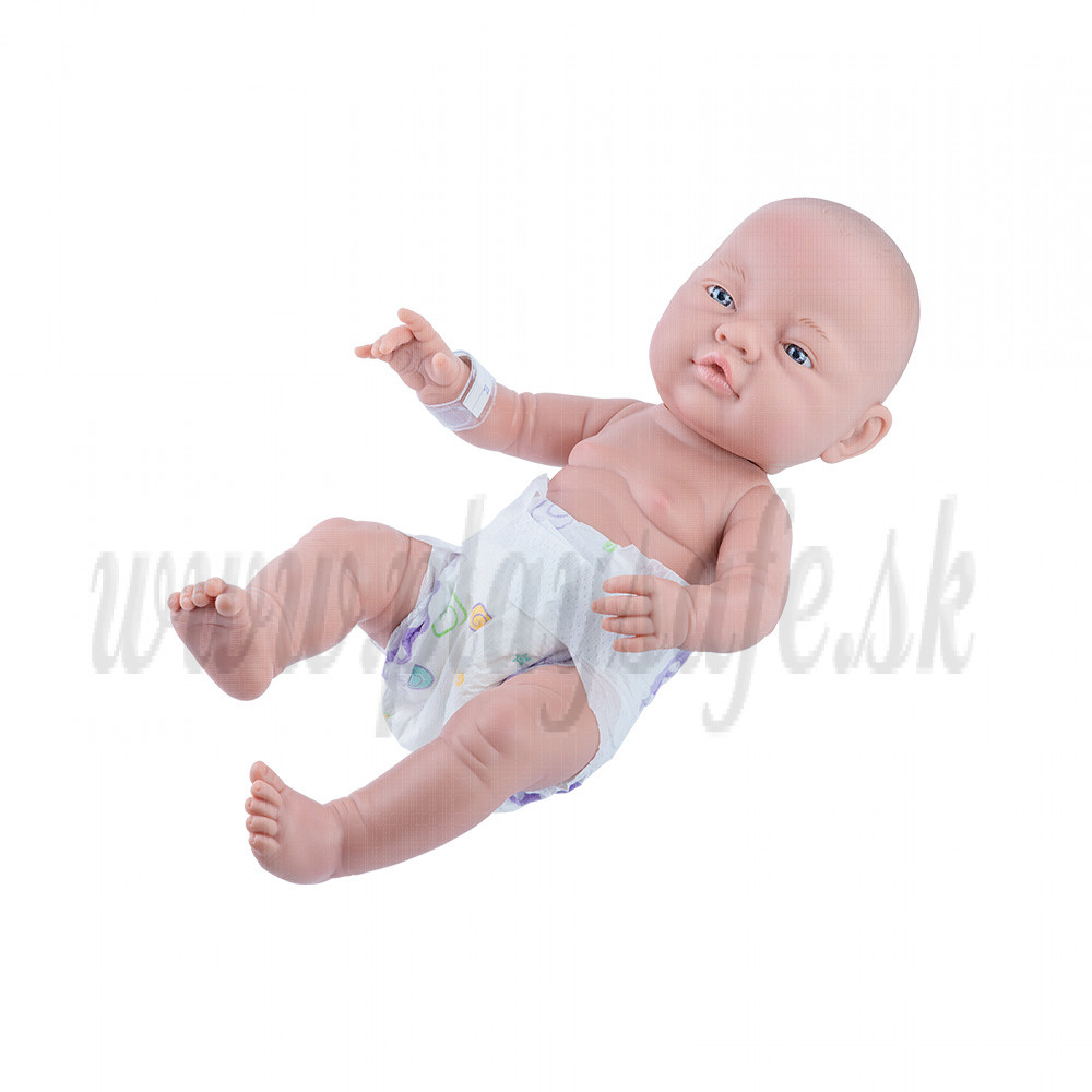 Paola Reina Bebito Baby Doll Boy In Diaper, 45cm