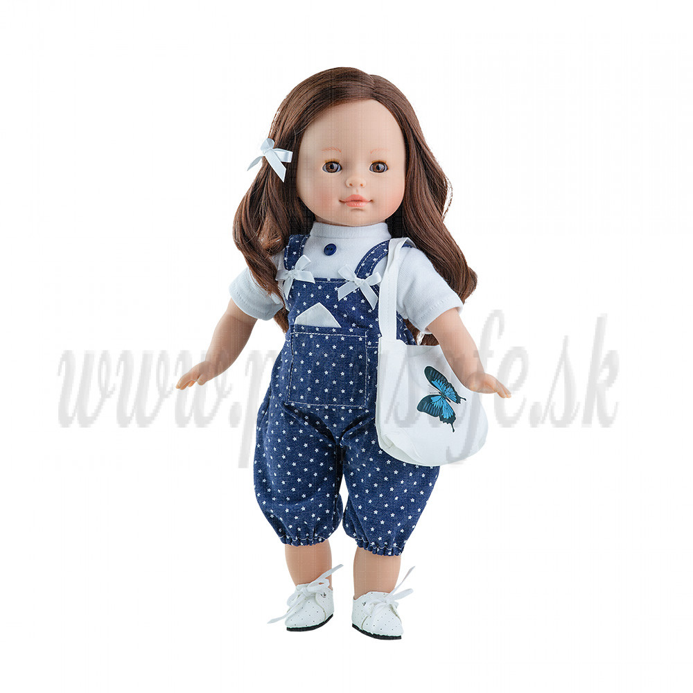 Paola Reina Las Blanditas Virgi Doll 2019, 36cm in blue
