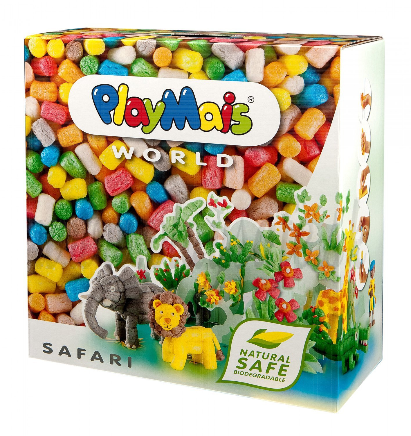 Playmais WORLD Safari Arts&Crafts Modeling Playset, 1000 pieces