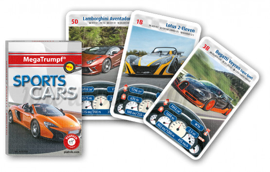 Piatnik Quartett Card Game Sports Cars