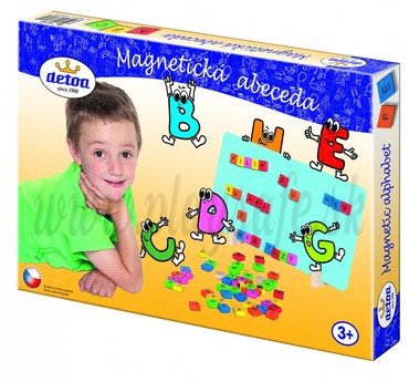 DETOA Wooden Magnetic ABC Game