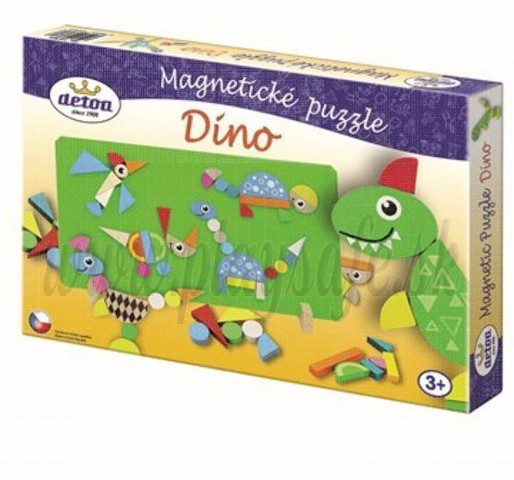 DETOA Wooden Magnetic Puzzle Dino