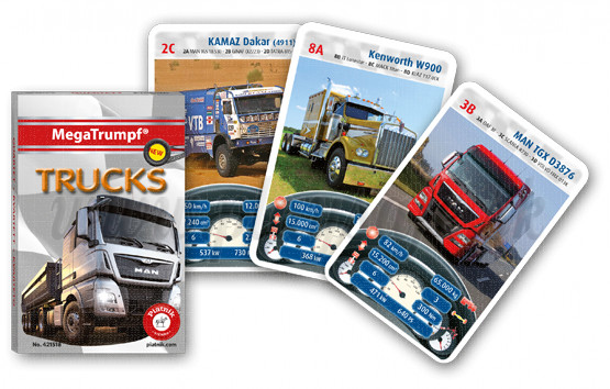 Piatnik Quartett Card Game Trucks