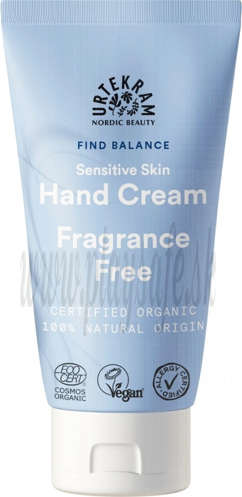 Urtekram Organic No Perfume Hand Cream. 75ml