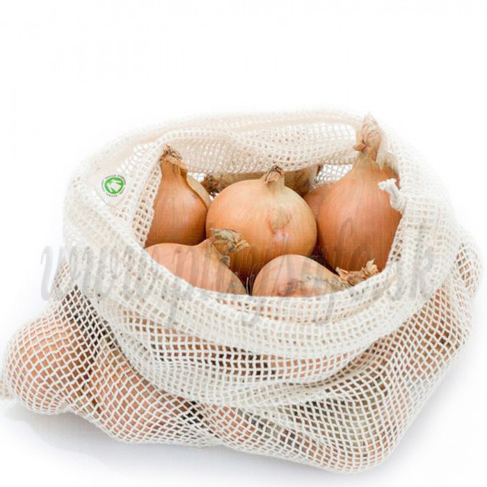 Bo Weevil Organic Fair Trade Cotton Vegetable Fruit Bag, 38x28