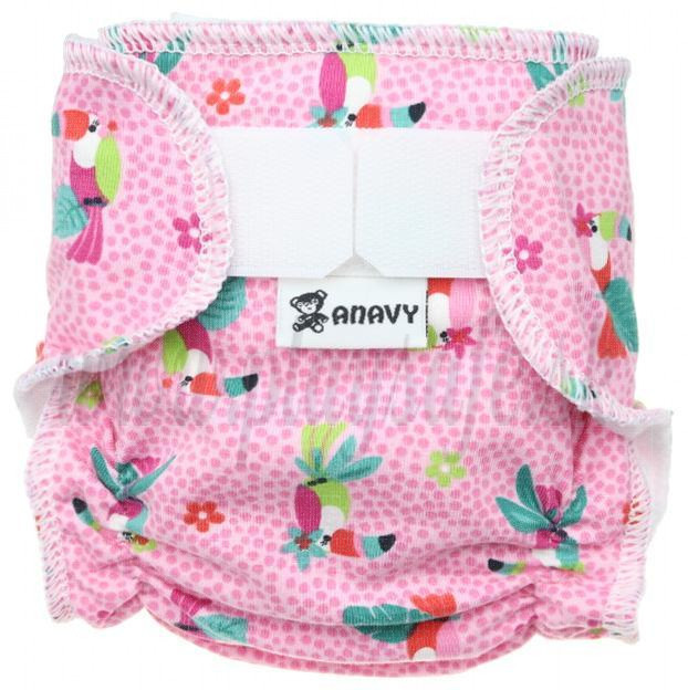 Anavy Cloth Doll Diaper Parrots