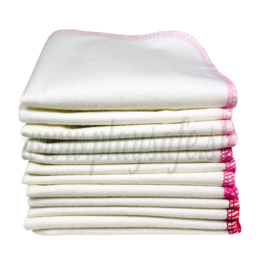 Imse Vimse Cloth Wipes organic cotton, 12 pieces rose