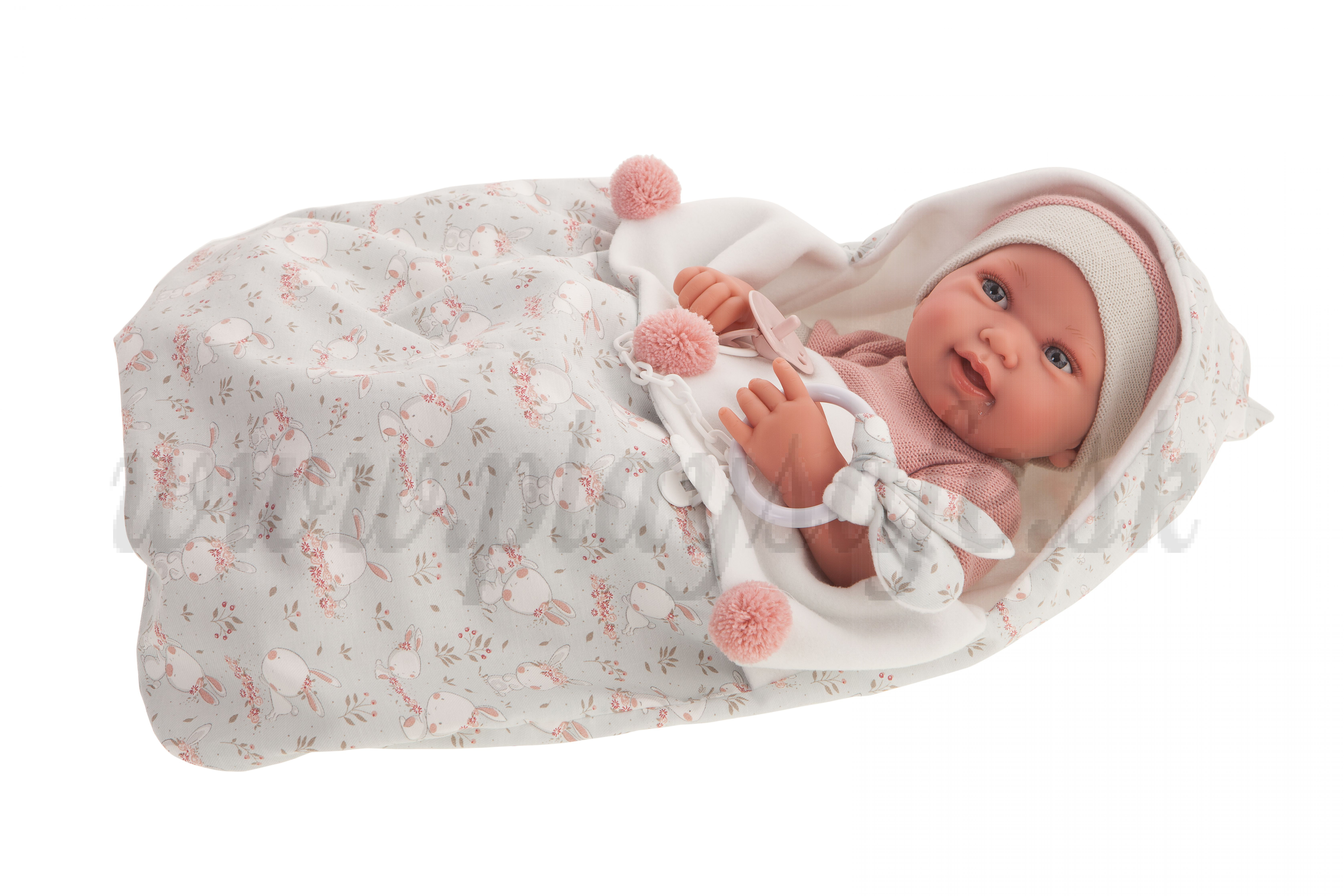 Antonio Juan Pipa Baby Doll, 42cm in sleeping bag