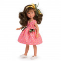 Asivil Celia Brunette Doll, 30cm in pink