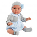 Asivil Baby Doll Soft Body Leo, 46cm in grey