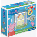 GEOMAG Magicube Magnetic cubes Peppa Pig House & Garden, 4 cubes