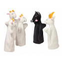 Noe Hand Puppets Set The Wolf and the Seven Young Kids, 5pieces