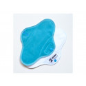 Anavy Menstrual Panty Liners Fleece cotton velour turquoise / white